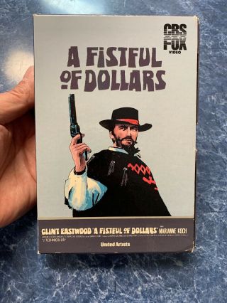A Fistful Of Dollars Beta Rare 1964 Clint Eastwood Western 20th Fox Slide Tray