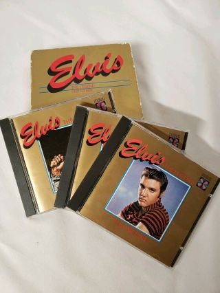 Elvis Presley The Legend First Edition 3 Cd Box Set,  Pd 89000,  1984 Rare