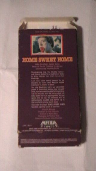 home sweet home ' 80 media horror gore exploitation slasher in the house rare oop 3