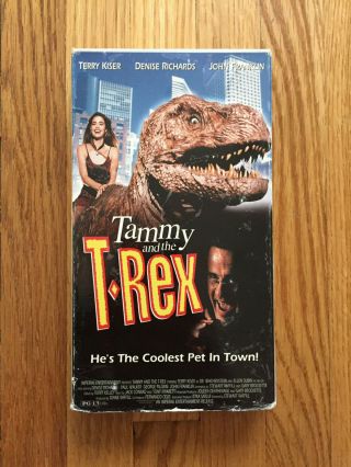 Tammy And The T - Rex (1994) Vhs Video Cult Comedy Horror Rare Paul Walker