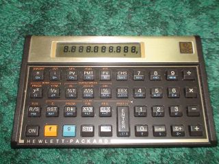 Hp 12c Financial Business Calculator Hewlett Packard Vtg Rare Collector