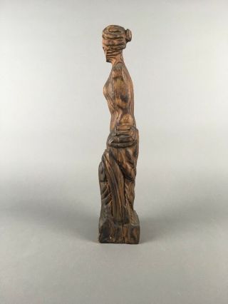 Rare Witco Mid Century Tiki Modern Wood Sculpture Venus de Milo 2