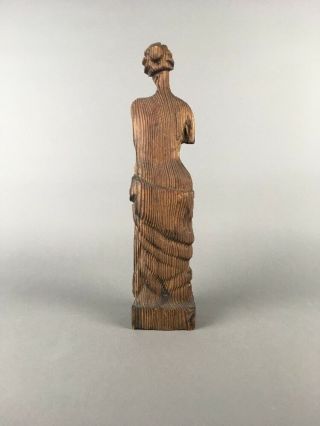 Rare Witco Mid Century Tiki Modern Wood Sculpture Venus de Milo 3
