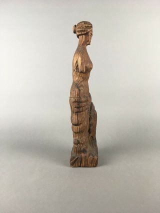 Rare Witco Mid Century Tiki Modern Wood Sculpture Venus de Milo 4