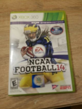 Ncaa Football 14 (microsoft Xbox 360,  2013) Rare Game Xbox 360