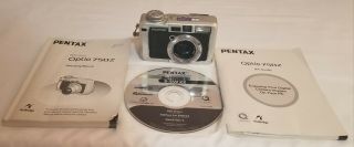 Pentax Optio 750Z RARE Early High End Digital Camera 7.  0MP 4x Zoom Flip Screen 5