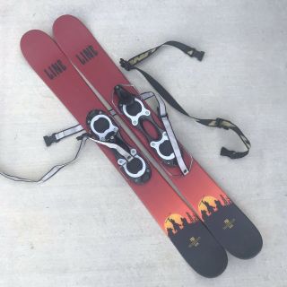 Line Pro Skiboards 98cm Freestyle Ski Boards Park Bindings Rare Short Skis X