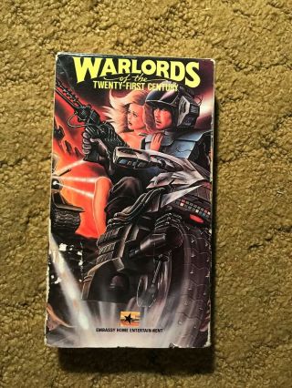 Warlords Of The 21st Century Twenty First Big Box Slip Rare Oop Vhs