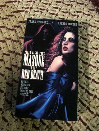 Masque Of The Red Death Sexy Sleaze Big Box Slip Rare Oop Vhs