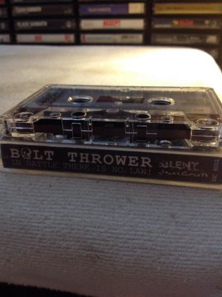 Bolt Thrower In Battle There Is No Law Cassette Rare Death Metal 1990 OG Press 3
