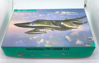 1/72 Hasegawa F111d/f Aardvark T.  A.  C.  - Busting With Aftermarket Inside Rare