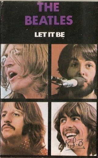 The Beatles ‎– Let It Be Rare Cassette