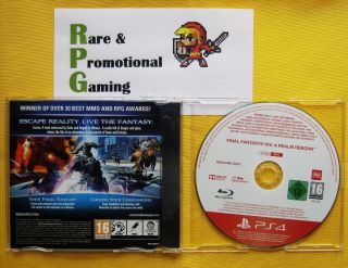 Ps4 - Final Fantasy Xiv: A Realm Reborn - Very Rare Press Promo Edition