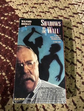 Shadows On The Wall Magnum Horror Sov Slasher Big Box Slip Rare Oop Vhs