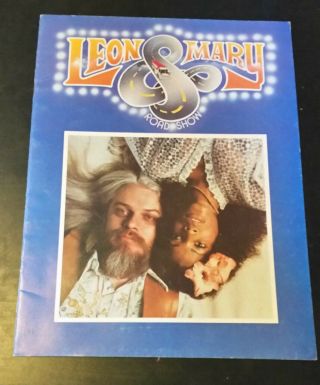 Leon And Mary Russell Rare Signed Tour Program Book 1976