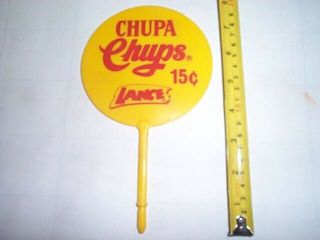 Vintage Rare Lance Chupa Chups 15c Display Sign