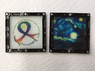 Rare Htf Scentsy Gallery Frames - Van Gogh Starry Night And Fight For A Cure