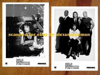 Pulp Fiction Rare Press Photo Set Of 40 B&w Stills Quentin Tarantino Travolta