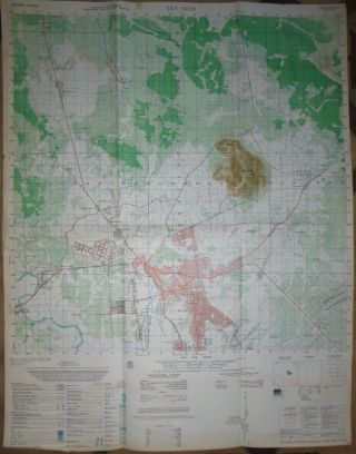 Black Virgin Mountain - Rare Map - 6231 Iv - Nui Ba Den - Tay Ninh - Vietnam War
