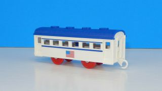 Tomy Plarail Rare Red,  White & Blue Express Coach Trackmaster Thomas