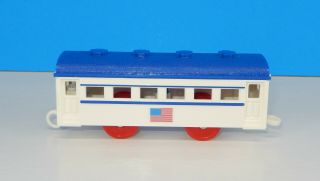 Tomy Plarail Rare Red,  White & Blue Express Coach Trackmaster Thomas 2