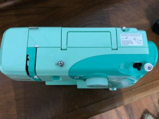 RARE Janome Hello Kitty Sewing Machine Model 11706 Green With Foot Pedal 8