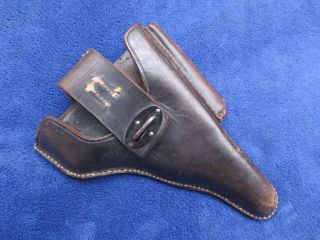 Rare Ww2 German Military Luger Type P.  39 Holster For Finland Ally