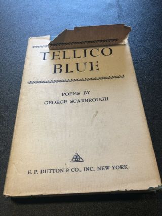 Rare Telico Blue Signed By George Scarbrough Ep Dutton Hb Vg Fs
