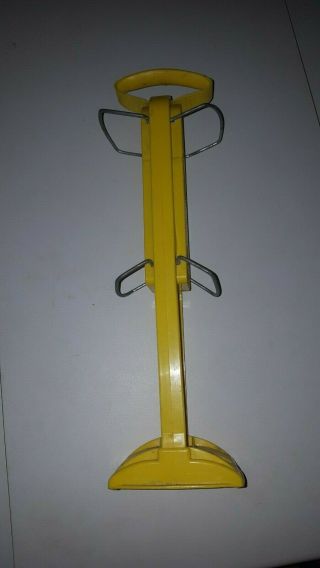 Vintage Retro Allsop Boot - In Ski Boot Carrier Stand Holder Classic Yellow Rare