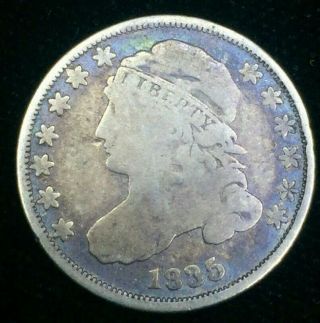 1835 Capped Bust Dime Toning Rare Series