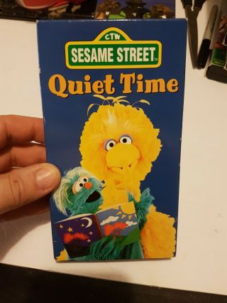Sesame Street Quiet Time Vhs Tape Rare