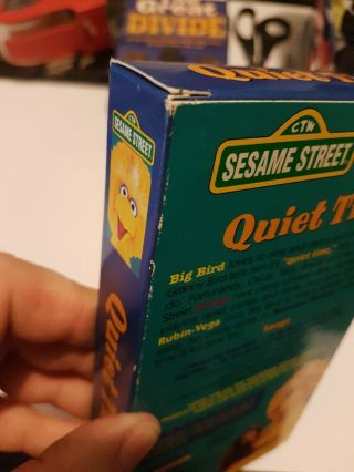 Sesame Street Quiet Time VHS Tape Rare 3