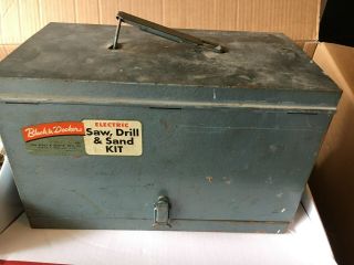 Antique Vintage Black & Decker Rare Drill,  Saw,  Sander All In One