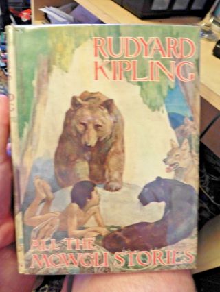 All The Mowgli Stories Rudyard Kipling Very Rare 1964 Macmillan And Co Hardback