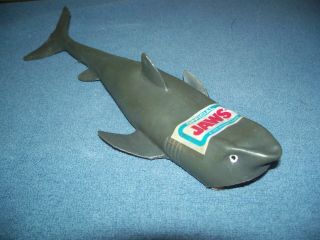 Rare Vintage 1975 Universal Pictures Jaws Shark Rubber Toy Figure Chemtoy