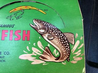 10 Lures In Display Box Flatfish Lure,  Helin Tackle Company F7 Lo Rare 6