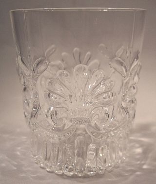 Extremely Rare Eapg Clear Tumbler In The " Baroque " 4 Mold Pattern 1900 