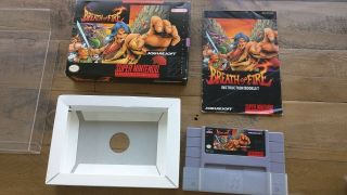 Breath Of Fire - Cib Boxed Snes Nintendo Rare Game - Complete