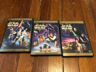 Star Wars Trilogy Theatrical Editions 2006 Dvd 6 Discs Rare Oop