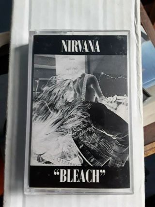 Nirvana Bleach Cassette Tape Rare Vintage Sub Pop Sp34a