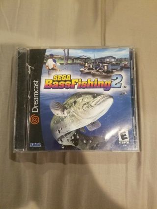 Sega Bass Fishing 2 (sega Dreamcast,  2001) Cib Complete Rare Authentic