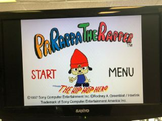 PaRappa the Rapper (Sony PlayStation 1,  1997) RARE 3