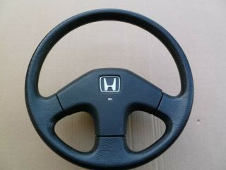 88 - 91 Honda Oem Civic Crx Si Dx Steering Wheel Ef Rare 88 - 89