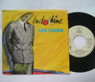 Indochine Les Tzars Canada Rare 45 Vinyle French 7 " P/s Picture Sleeve Ps