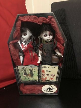 Living Dead Dolls Jack And Jill Club Mez Exclusive Rare