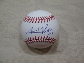 Rare Addison Russell Auto Signed Baseball Chicago Cubs Is From Psa/dna