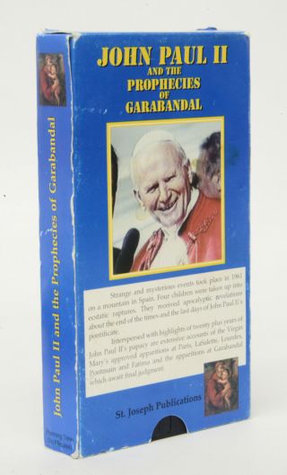 Rare Vhs Tape Garabandal Prophecies Pope John Paul Ii Apparitions Possession