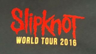 Slipknot Tour Local Crew Shirt Xl Rare