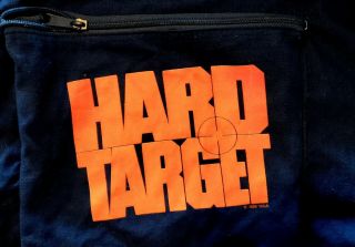 " Hard Target " Movie Duffle Bag [vintage Rare] John Woo Directed Action Film