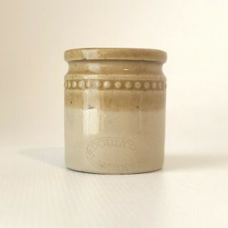 Rare Early Royal Doulton Lambeth Stoneware Miniature Crock Jar Pot Vase1869 - 1872